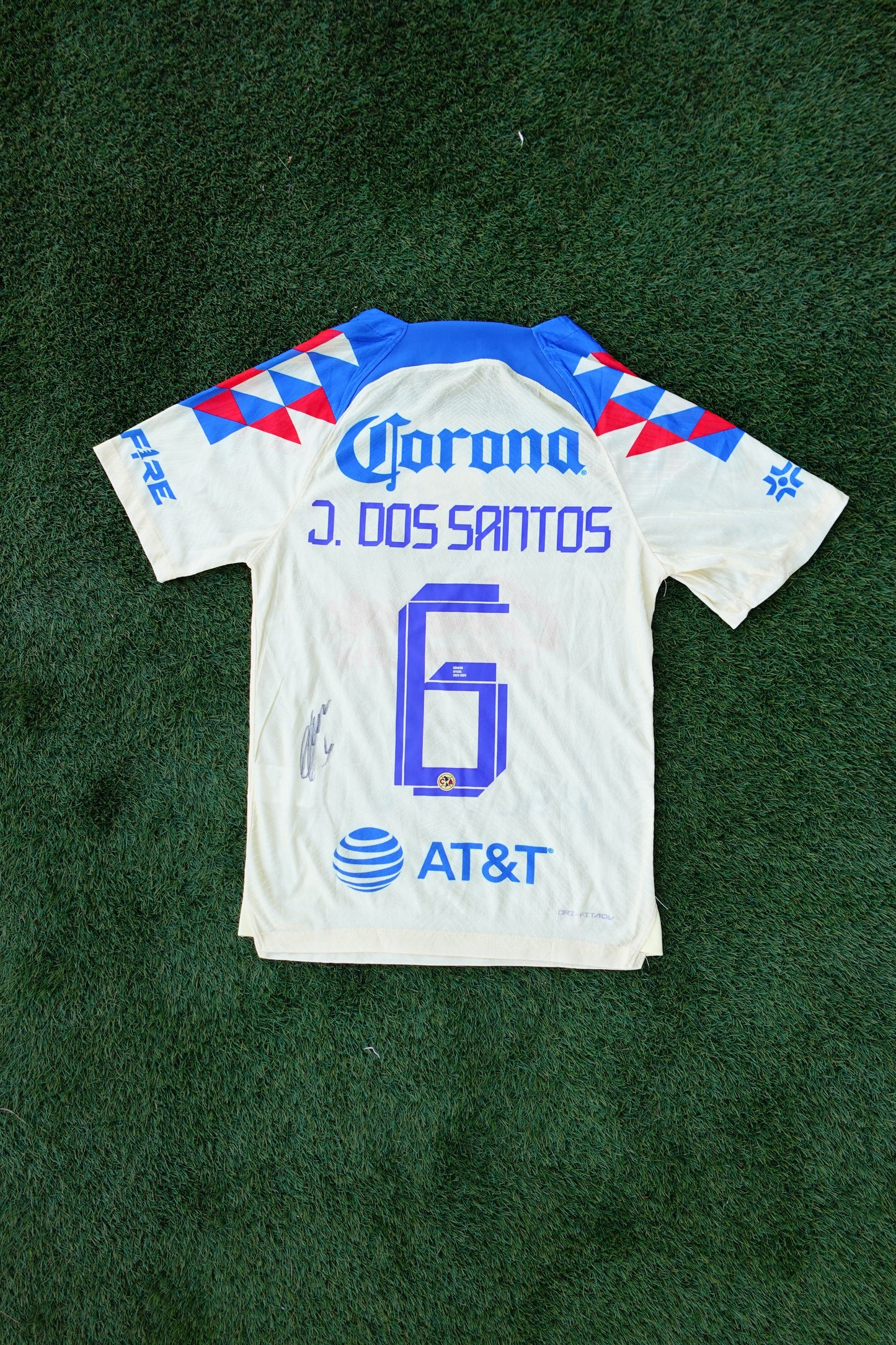 AUTOGRAFIADA x Jonathan Dos Santos Club América 2023-2024 Local